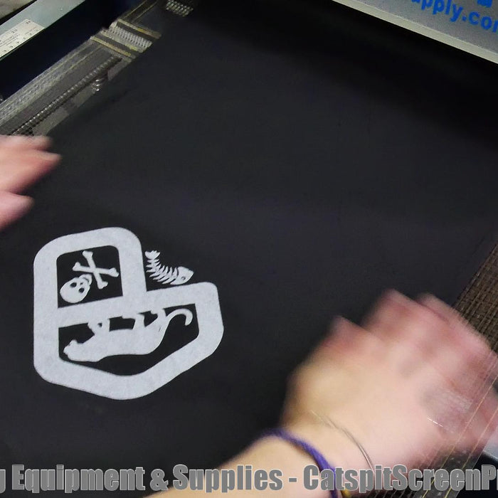 Screenprinting T-Shirts: Front, Left Sleeve & Back Collar Print Run