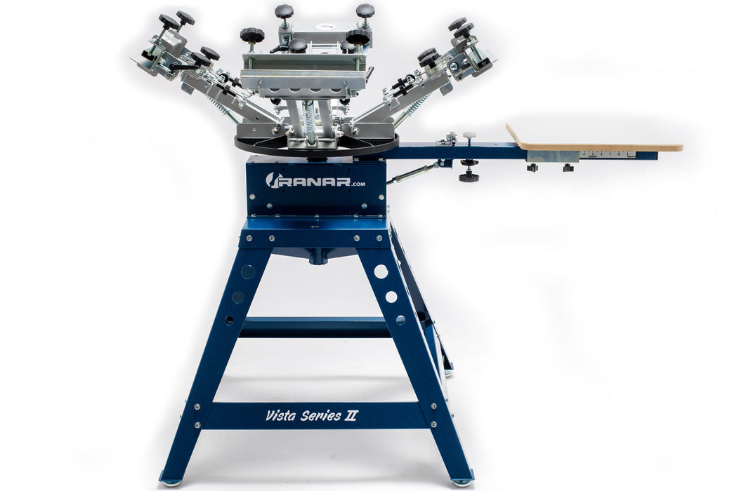 RANAR 4 Color/1 Station Vista II Rotary Press With Micro Registration V-4100