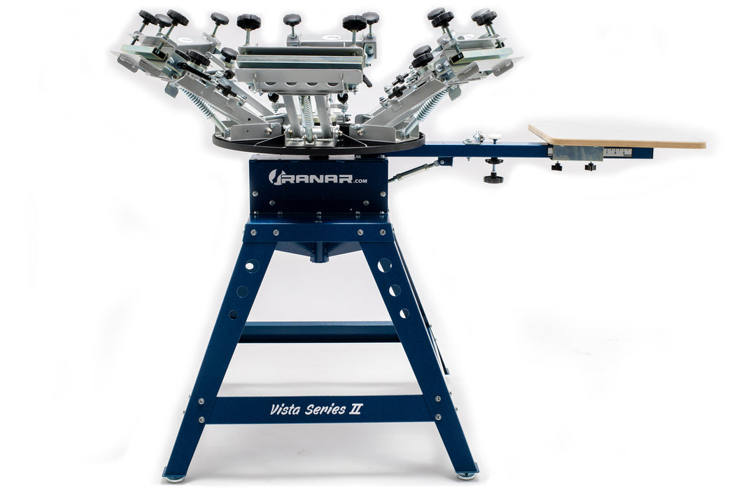 RANAR 6 Color/1 Station Vista II Rotary Press With Micro Registration V-6100