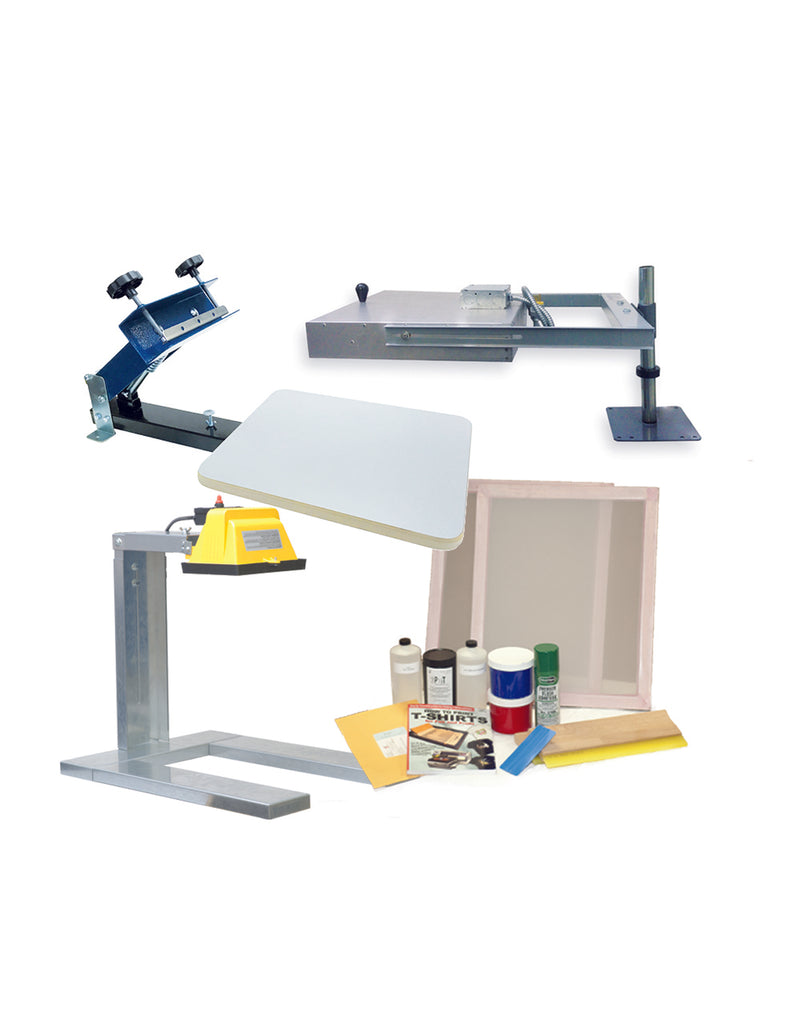 DIY T Shirt Screen Printing Press Starter kit (2 color/1 station) and Flash  Drye - tools - by owner - sale - craigslist