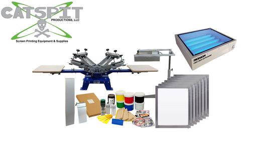 Textile screen printing machine + screen printing starter kit | t-shirt  printing