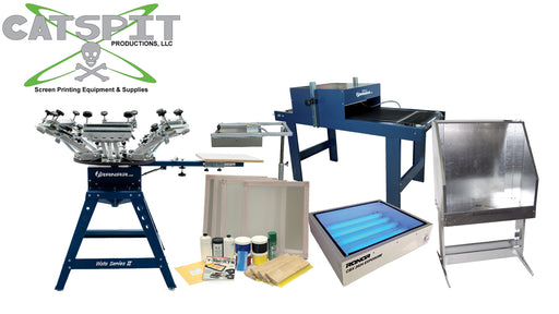 4-4 Screen Printing Press with Materials Package Starter Whole Screen  Printing Kit T-shirt Printing