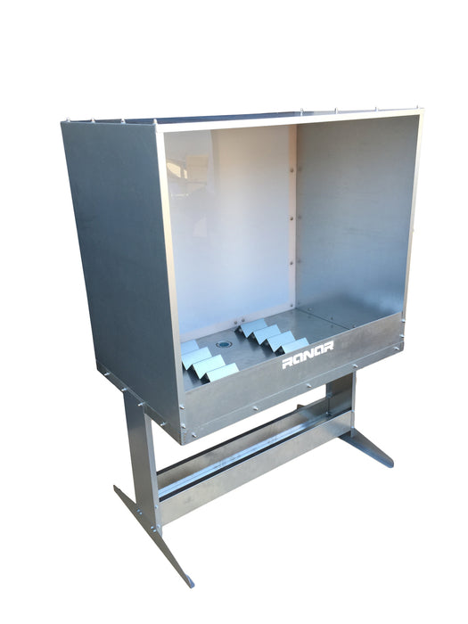 RANAR Econo Back Light XL Stainless Steel Washout Booth 